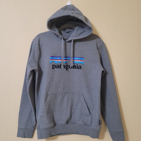Patagonia Hoodie Mens Medium Gray Sweatshirt P6 Uprisal Hoody Pullover Recycled - Picture 1 of 7